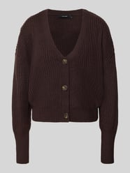 Oversized Strickjacke mit V-Ausschnitt Modell 'LEA' von VERO MODA - 30