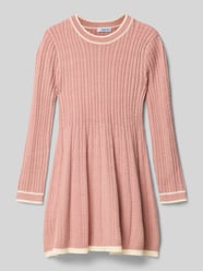 Kleid mit Zopfmuster von Mayoral Pink - 35