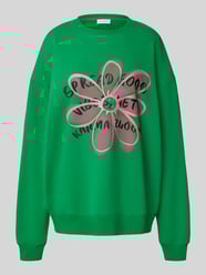 Oversized Sweatshirt mit Rundhalsausschnitt Modell 'Good Vibes' von OH APRIL - 8