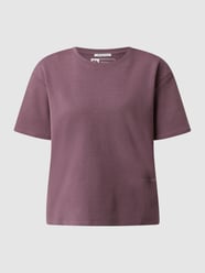 T-Shirt mit Rundhalsausschnitt   von Tom Tailor Denim Lila - 23