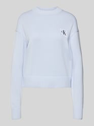 Sweter z dzianiny z naszywką z logo od Calvin Klein Jeans - 32