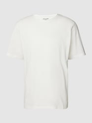 T-Shirt in melierter Optik Modell 'BLUROCK' von Jack & Jones Premium Weiß - 30