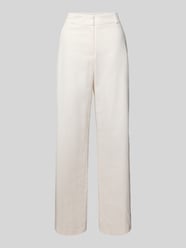 Straight leg stoffen broek met steekzakken van Jake*s Collection Beige - 38