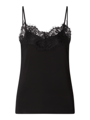 Top met kant, model 'Clara' van Soaked in Luxury Zwart - 22