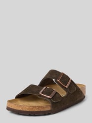 Slippers aus echtem Leder Modell 'Arizona' von Birkenstock - 14