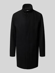 Lange jas van wolmix met opstaande kraag en steekzakken van Jack & Jones Premium - 36