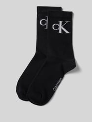 Socken mit elastischem Rippenbündchen im 2er-Pack von Calvin Klein Jeans Schwarz - 14