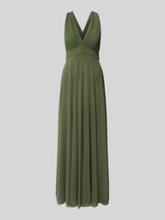 Abendkleid mit V-Ausschnitt und Raffungen von Jake*s Cocktail - 4