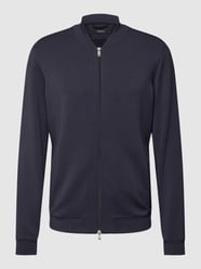 Sweatjack in effen design, model 'Callum' van Matinique Blauw - 31