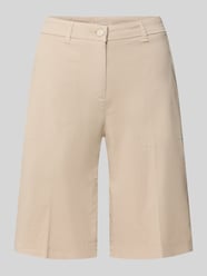 bermudy o kroju regular fit z mieszanki bawełny model 'STELLA' od CAMBIO - 42