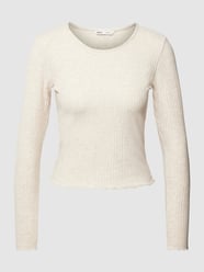 Longsleeve mit Strukturmuster Modell 'EMMA' von Only Beige - 37