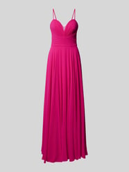 Abendkleid mit Raffungen von Mascara Pink - 33