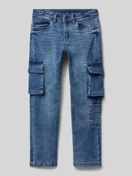 Regular fit jeans met cargozakken van Mayoral - 24