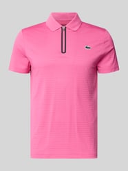 koszulka polo o kroju slim fit z szybkoschnącego materiału od Lacoste Sport - 10