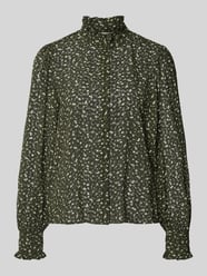 Relaxed Fit Bluse mit Stehkragen Modell 'Kaylen Oceanna' von MSCH Copenhagen - 38