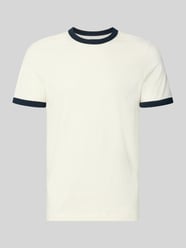 Regular Fit T-Shirt aus reiner Baumwolle von MCNEAL Beige - 46