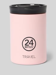 Travel Mug van roestvrij staal van 24bottles Fuchsia - 3