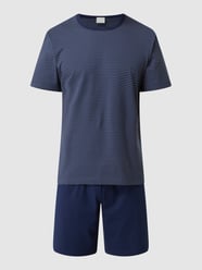 Pyjama aus Baumwolle von Mey Blau - 25