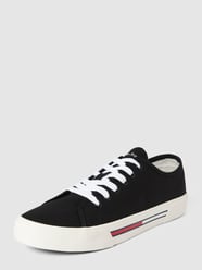 Sneaker mit Label-Details Modell 'CANVAS' von Tommy Jeans Schwarz - 28