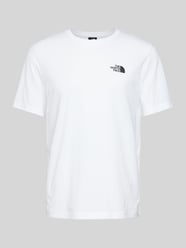 T-Shirt mit Label-Print Modell 'SIMPLE DOME' von The North Face Weiß - 4