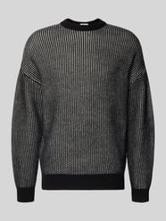 Gebreide pullover met ribboorden, model 'NEELIO' van Drykorn - 34