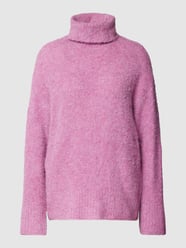 Oversized Strickpullover mit Woll-Anteil Modell 'NATHERINE' von Pieces Rosa - 26