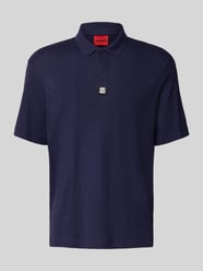 Relaxed fit poloshirt van viscosemix, model 'DALLOVO' van HUGO - 10