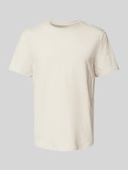 T-Shirt mit Rundhalsausschnitt von SLG Beige - 4