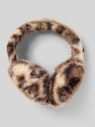 Ohrenwärmer mit Label-Applikation Modell 'Leo' von Loevenich Beige - 27