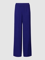Stoffen broek met structuurmotief, model 'PIA' van Ivy Oak Paars - 23