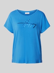 T-Shirt mit Motiv-Print von s.Oliver RED LABEL Blau - 1