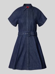 Tailliertes Freizeitkleid aus reiner Baumwolle Modell 'KASTINA' von HUGO - 13