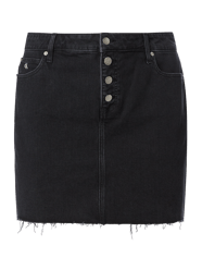 PLUS SIZE High Rise Jeansrock mit Stretch-Anteil von CK Jeans Plus Schwarz - 8