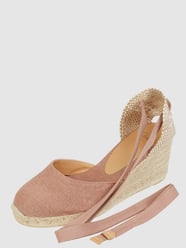 Wedges van textiel, model 'Carina' van Castañer Roze - 26
