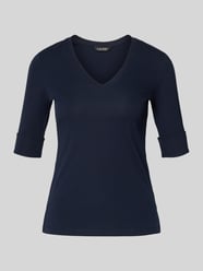 T-Shirt mit V-Ausschnitt Modell 'JUDY' von Lauren Ralph Lauren - 23