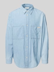 Regular fit jeansoverhemd met opgestikte borstzakken van Calvin Klein Jeans - 43