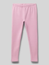 Legging met deelnaden, model 'NAOMI' van DANAMADE Fuchsia - 11