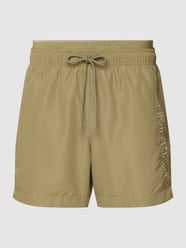 Badehose mit Label-Stitching von Calvin Klein Underwear Grün - 25