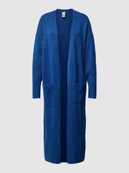 Cardigan met opgestikte zakken, model 'BALIS' van YAS Blauw - 34