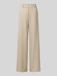 Hose aus Woll-Mix mit weitem Bein von Luisa Cerano Beige - 4