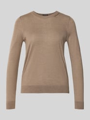 Regular Fit Pullover aus reiner Schurwolle Modell 'Ferpina' von BOSS Beige - 28