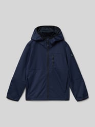 Kurtka softshell z wpuszczanymi kieszeniami i detalem z logo od killtec - 14