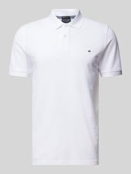 Poloshirt mit Label-Detail von Christian Berg Men Weiß - 20