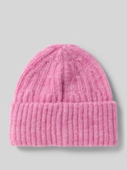 Gebreide muts met brede band, model 'EAST' van American Vintage Fuchsia - 22