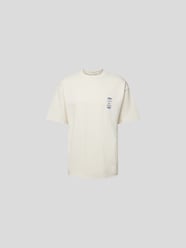 Oversized T-Shirt aus reiner Baumwolle von Drôle de Monsieur Beige - 5