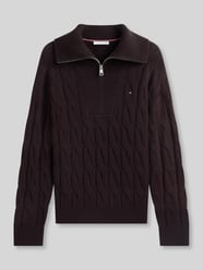 Relaxed Fit Troyer aus reiner Wolle von Tommy Hilfiger - 46