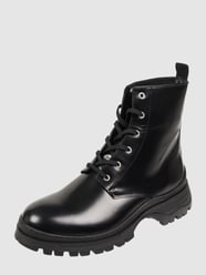 Buty skórzane sznurowane model ‘Brody’ od Selected Homme Czarny - 43