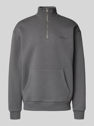 Sweatshirt mit Stehkragen und Reißverschluss von REVIEW - 17