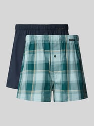 Regular Fit Boxershorts aus reiner Baumwolle im 2er-Pack von SCHIESSER - 33