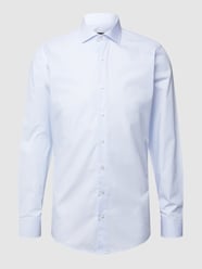 Slim Fit Business-Hemd aus Baumwolle  von Roy Robson Blau - 1